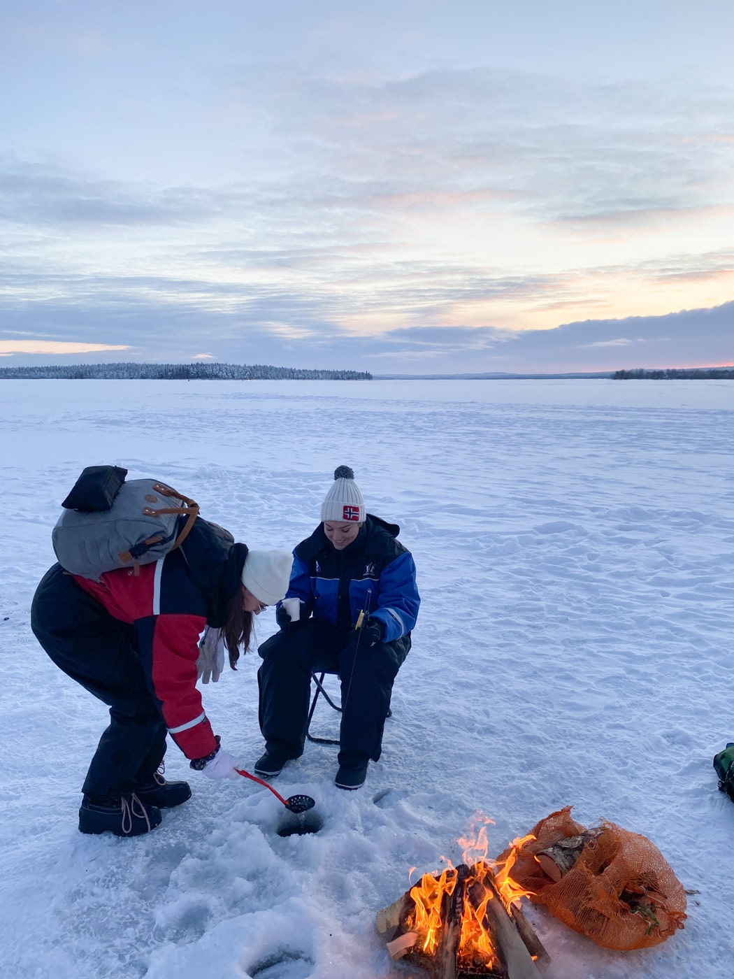 Ice Fishing apprendre à faire le trou