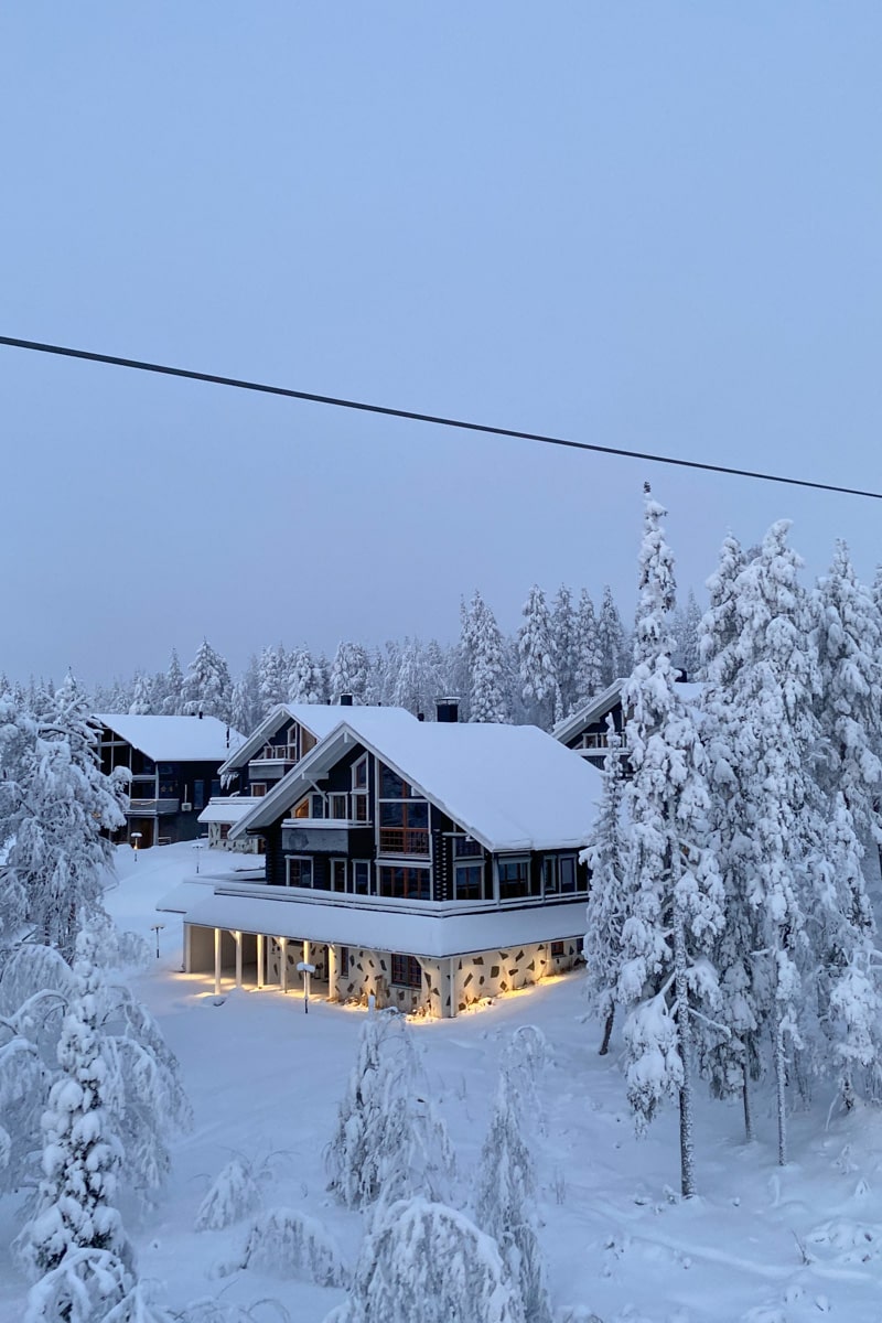 Chalet de la station de ski à Levi