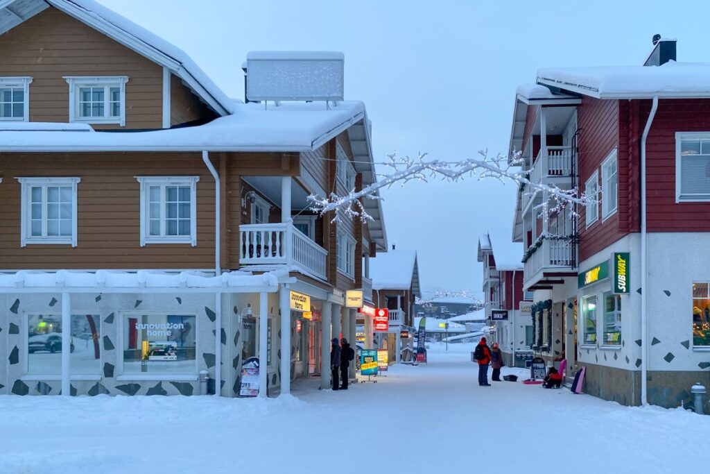 Commerce de la station de ski Levi