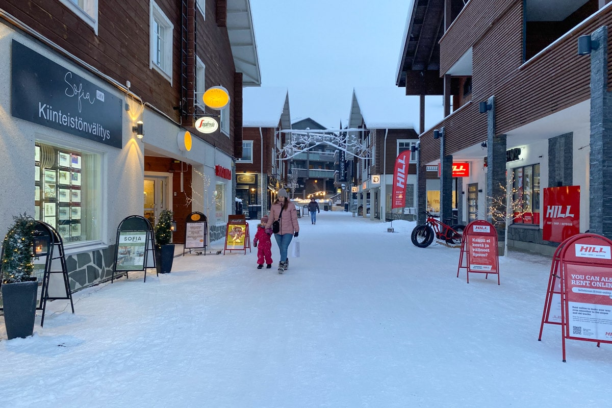 Magasin du domaine skiable à Levi