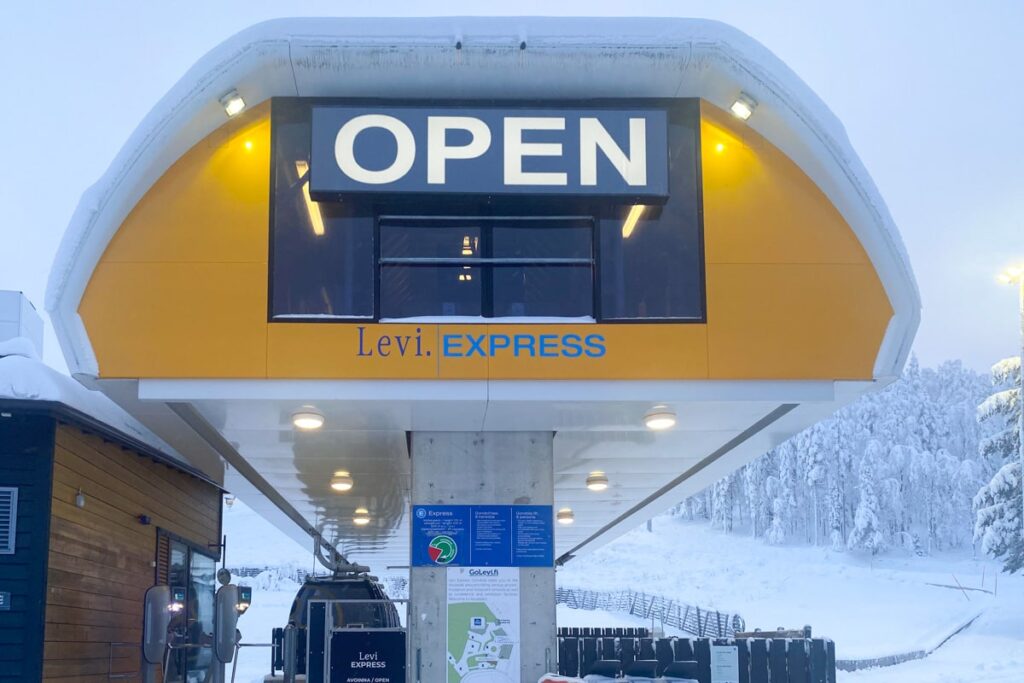 Station cabine de ski à Levi